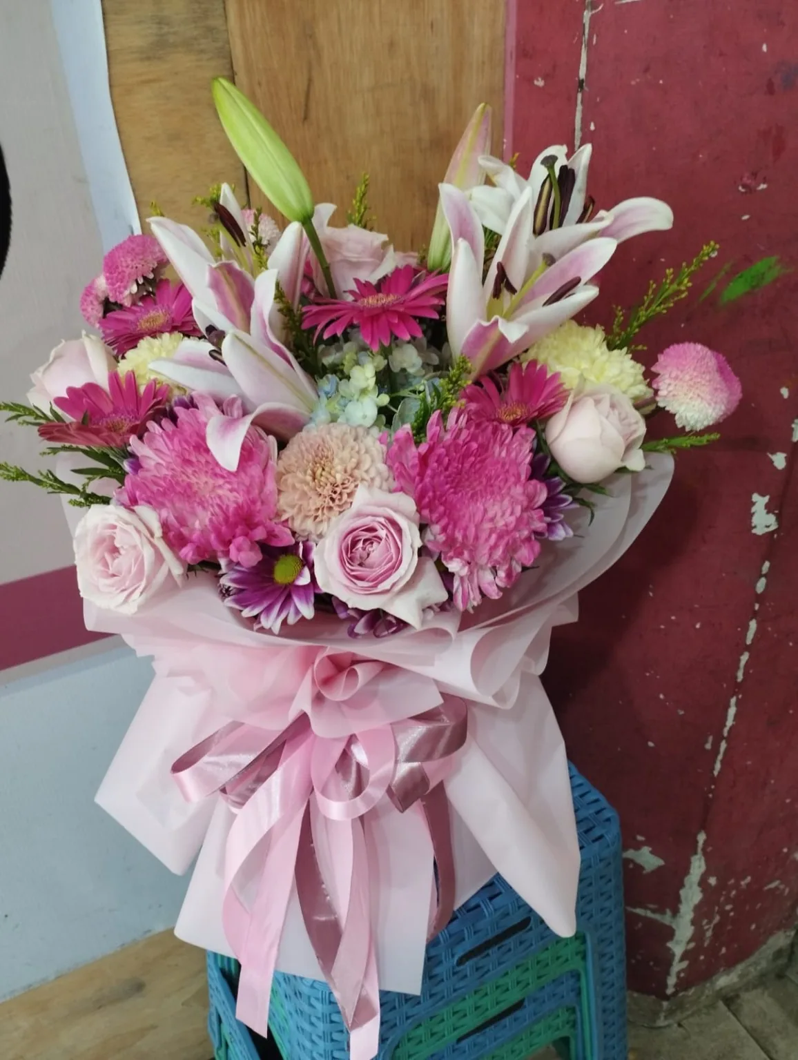 Pink Celebration dari Adeeva Florist Semarang